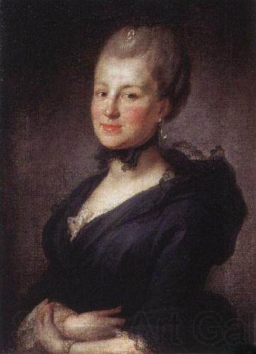 Stefano Torelli Portrait of Anastasia Ivanovna Sokolova, wife of Josede Ribas Norge oil painting art